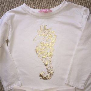 Lilly Pulitzer girls size 4/5 sweatshirt/coverup